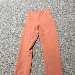 lululemon athletica womans  Peach Leggings